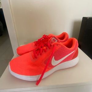 Neon Orange Nike Running shoes